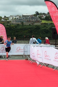 ....and entering the finish zone!